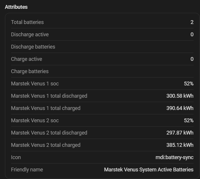 Estado de baterías múltiples en Home Assistant