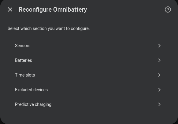 Reconfigure Omnibattery