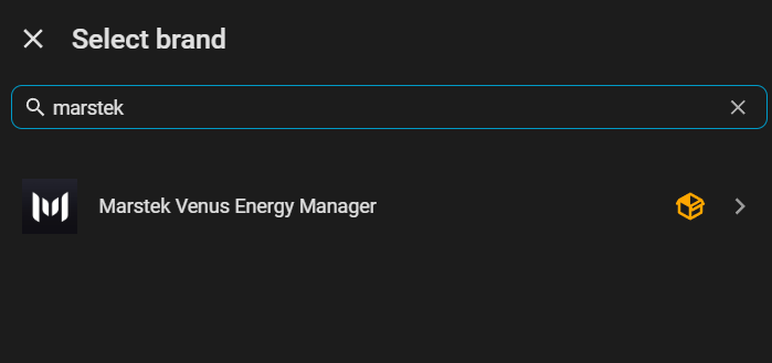 Add integration in HA